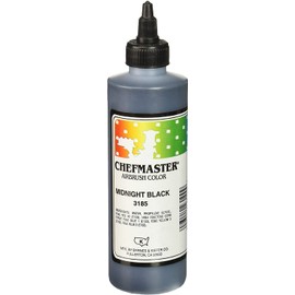 Chefmaster Airbrush Spray Food Color, 9-Ounce, Midnight Black