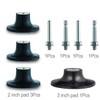 Tshya Quick Change Disc Pad Holder, 4 Pack Roll Lock