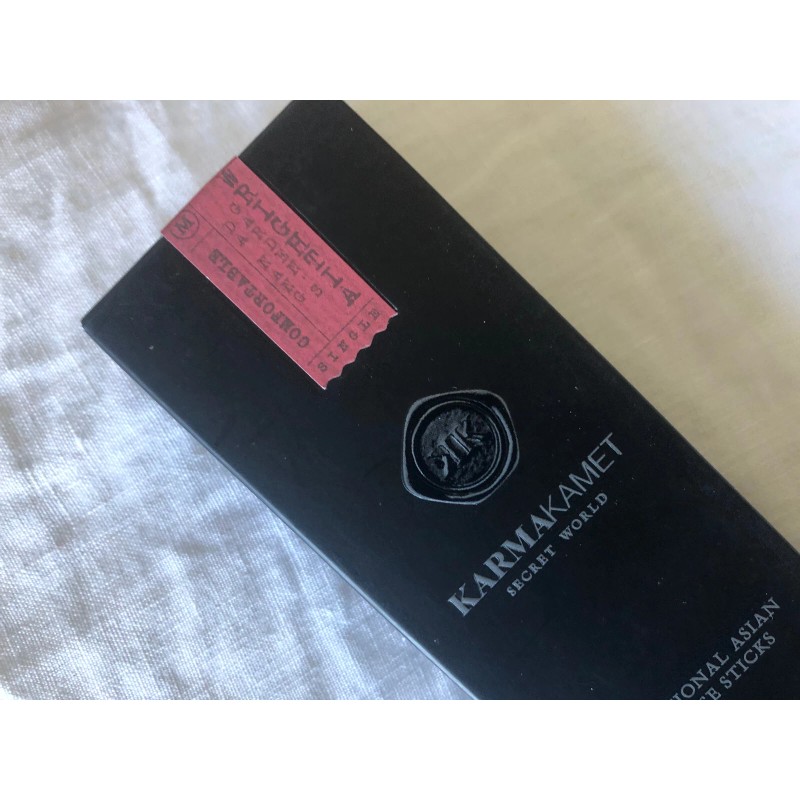 Karmakamet Traditional Asian Incese Sticks Aromatherapy "Comfortable" ONE ea