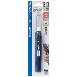 Shinwa Sokutei 79025 Basic, 1.4 inches (35 mm), Needle-type Ground Finder for Gypsum Board with Magnet