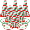 Leitee 6 Sets Candy Corn Ring Toss Game Plastic Cones