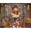 Chloroplastid Western Cowboy Backdrop 10x8ft Western Party Decorations Wild West