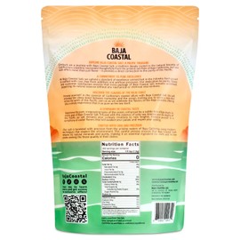 Baja Coastal - Baja Mineral Sea Salt, Fine Grind, 1lb - 16oz. 100% Organic & Unrefined, Rich in Essential Minerals, Low Sodium Salt, Perfect for Cooking, Plating, Hydration, and Grinding, Hand Harvested Crystals from the Sea of Cortez