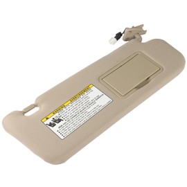 ECCPP Left & Right sides Sun Visor Assembly with Sunroof Beige Fits For 2005-2008 For Hyundai Sonata(852013K400QS)