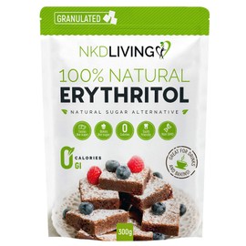 100% Natural Erythritol 300g by NKD Living (Granulated)