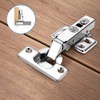 5 Pares Bisagra Bidimensional Recta 35mm Cobertura Completa 110 Grados