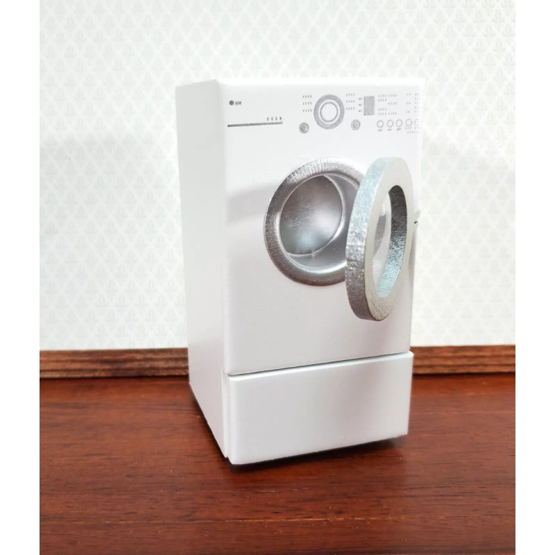 Handley Modern Dollhouse Dryer in WHITE Front Load Opening Drawer