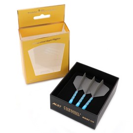 CUESOUL ROST T19 Integrated Dart Shaft and Flights Big Wing Shape Grey 33mm-Say Goodbye to Falling Dart Flight