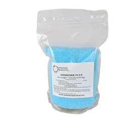 Greenway Biotech Nitroform 39-0-0 Slow Release Nitrogen Fertilizer - Contains Urea & Water Soluble Nitrogen for Healthy Plants & Lawn Growth (1 Pound)