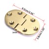 OwnMy 2 Pcs Solid Brass Hinges, Drop Front Desk Drawer