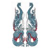 Festival Makeup R232, Dragons, Blue (17.5 cm x 10 cm)