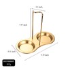 Stainless Steel Spoon Rest, Spatula Ladle Holder, Utensil Spoon Rest