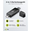 goobay 58261 USB C 2 in 1 Card Reader/USB 3.0