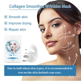 Deep Collagen Mask, Collagen Mask, Cloth Masks, Face Cloth Mask, Collagen Mask Overnight, Anti-Wrinkle Lifting Face Mask, Moisturising Face Mask, for All Skin Types
