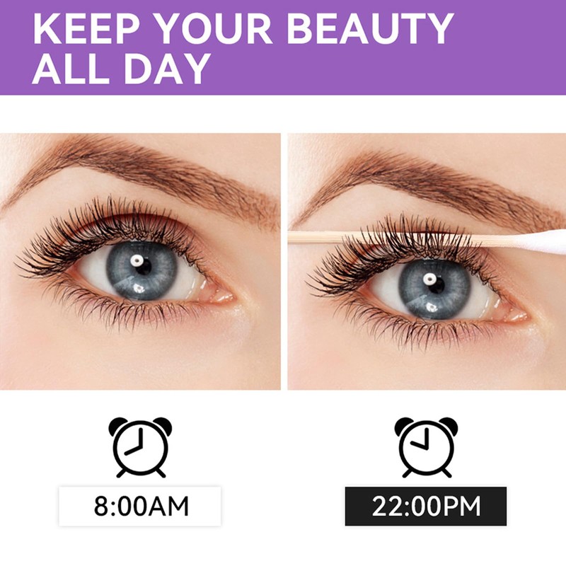 Waterproof Black Mascara - 4D Silk Fiber Extra Long Volumising