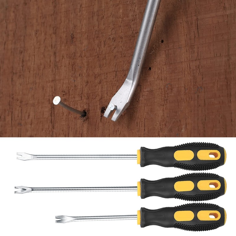 Pack of 3 Staple Remover with Tack Puller Tool, Upholstery