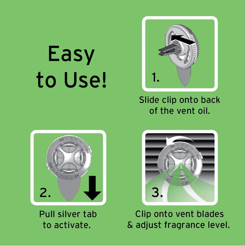 Scents Automotive Vent Fresh Air Freshener: Island Colada; 7mL, 4