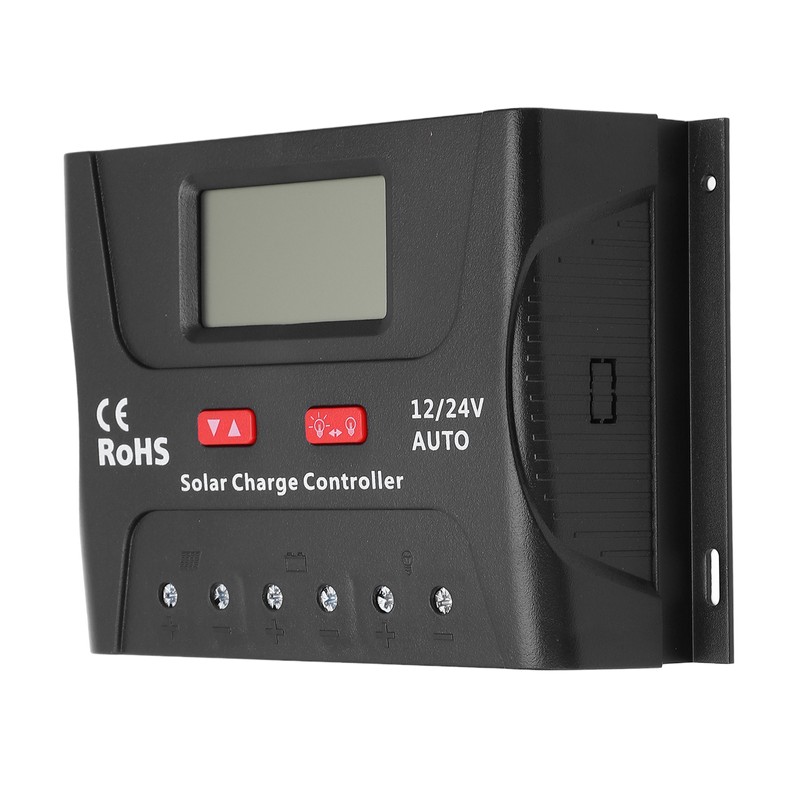 Solar Charge Controller Intelligent PWM 12V 24V Auto Identification 50A