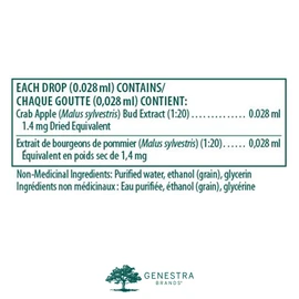 Genestra Brands - Crab Apple Bud - Herbal Supplement - 15 ml Liquid
