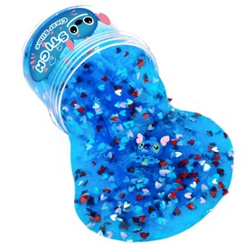 Blue Clear Slime 7OZ Premade Crystal Slime Putty Crunchy Clear Slime Stress Relief Toys for Kids Party Favors Birthday Christmas Toys for Girls Boys