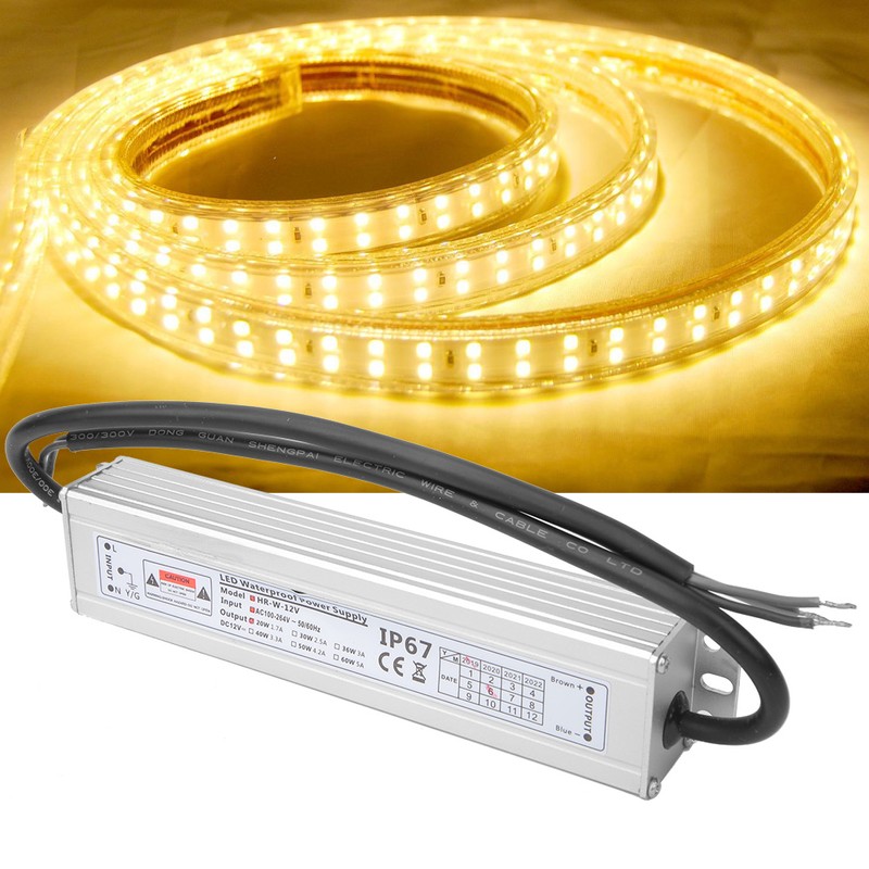 LED Waterproof Power Supply AC100~264V to 12V 20W Module Power