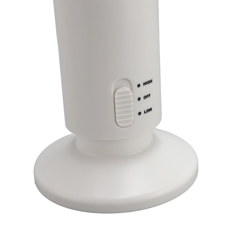 Bladeless Tower Fan, Quiet Portable Desk Fan with 2 Speeds,