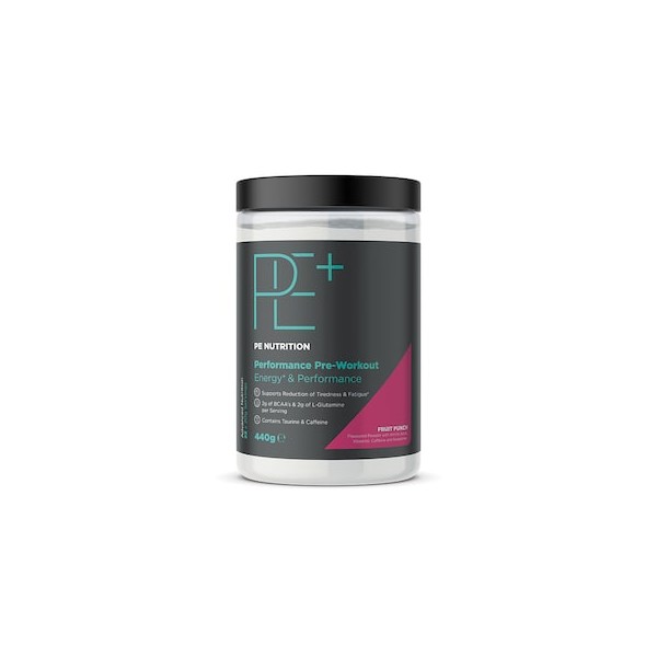 PE Nutrition Performance Pre-Workout Fruit Punch 440g