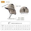 TOP-EX XL/XXL Unisex Sun Hat Men's Wide Brim Sun Protection