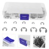 SEWACC Stainless Steel Retaining Rings Assortment Kit 10 Sizes Snap