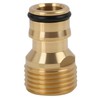 High-quality tap hose adapter, 3/4 inch male thread, brass plug-in