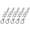 5 Pcs Bird Parrots Foot Ring Buckle Stainless Steel Foot
