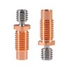 AITIAO 4Pcs V6 Hotend Heatbreak All Metal Threaded Upgrade Titanium