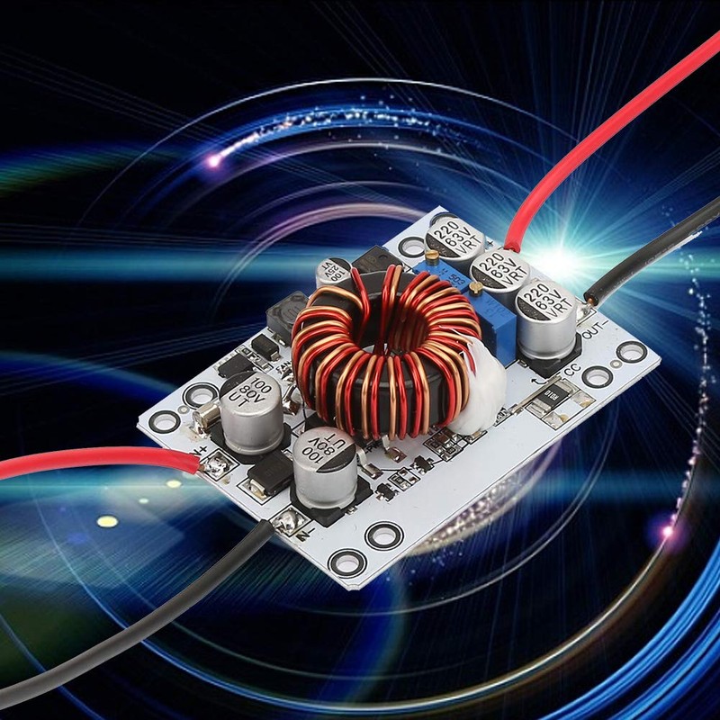 DC-DC 10A 180W Adjustable Boost Buck Converter Aluminium Heatsink Adjustable