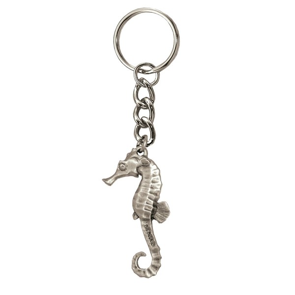 Innovative Scuba Concepts Stingray with Dive Flag Pewter Keychain, GP7256