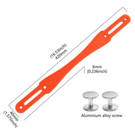 DGSYMLXGS Suitable for Xtreme 4/3/2 Speaker, Portable Outdoor Street Travel with Aluminum Alloy Screw Fixed Universal Speaker Silicone Portable Strap case (Orange)