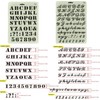 Alphabet Painting 4 PCS Assorted Styles Plastic Number and Letter