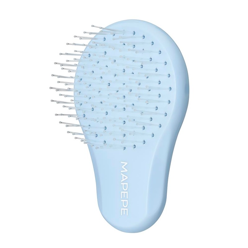 Mapepe Detangling Brush [Pocket Size] Milky Blue MAPEPE