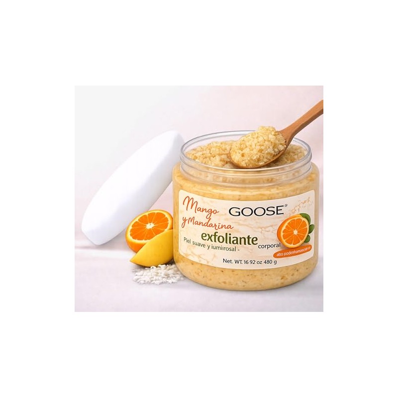 GOOSE Body Scrub Exfoliante Corporal 480 g – Mango y