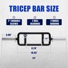 E.T.ENERGIC 34" Olympic Triceps Bar 500lbs Capacity Weight Barbell Bar