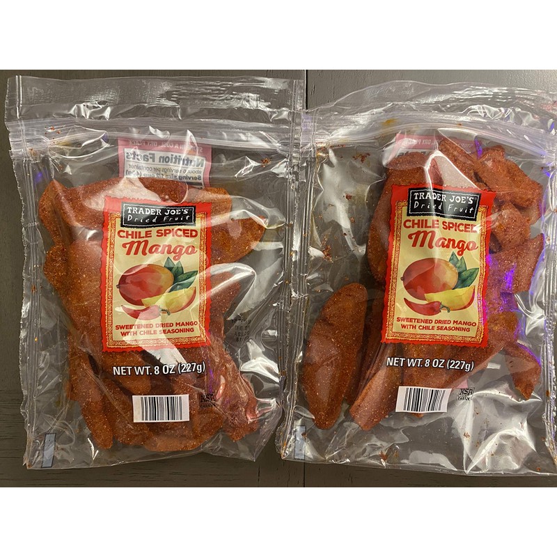 Trader Joe's Dried Chile Spiced Mango, 2 - 8 Oz