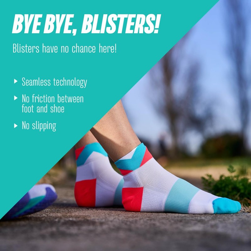 INCYLENCE Running Socks for Men and Women with Light Compression