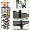 Unbranded For Bathroom Bedroom Living Room Shoe Rack Tall Metal