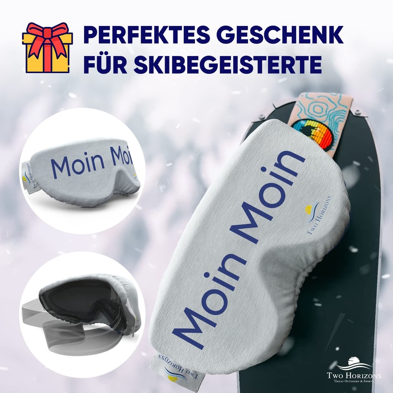 Two Horizons Ski Goggles Protective Cover | Protects Against Scratches