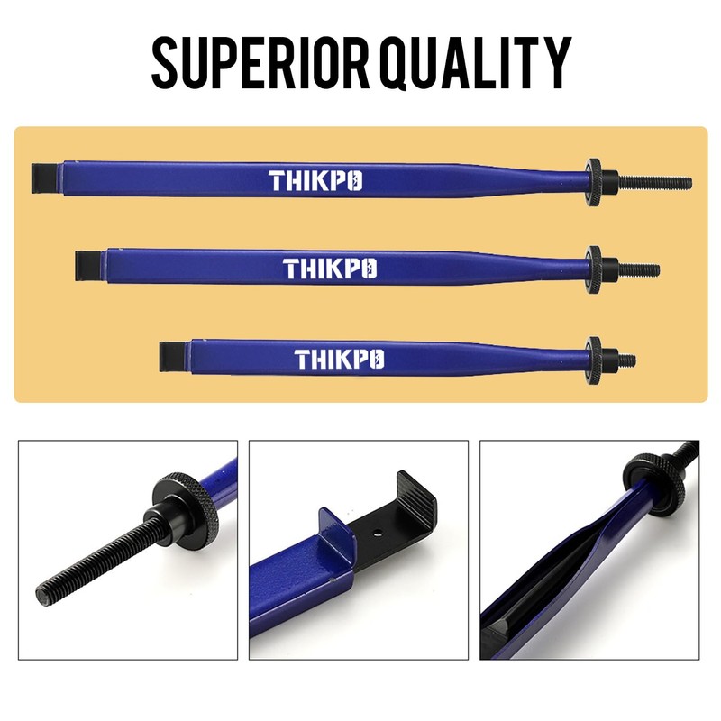 THIKPO Extension Clamps V2 Tri-Pack - Versatile Vise Grip for