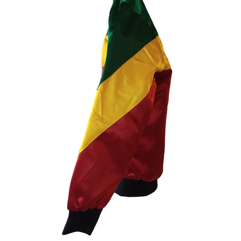 My Party Shirt Rasta Flag Jacket - Mens Small