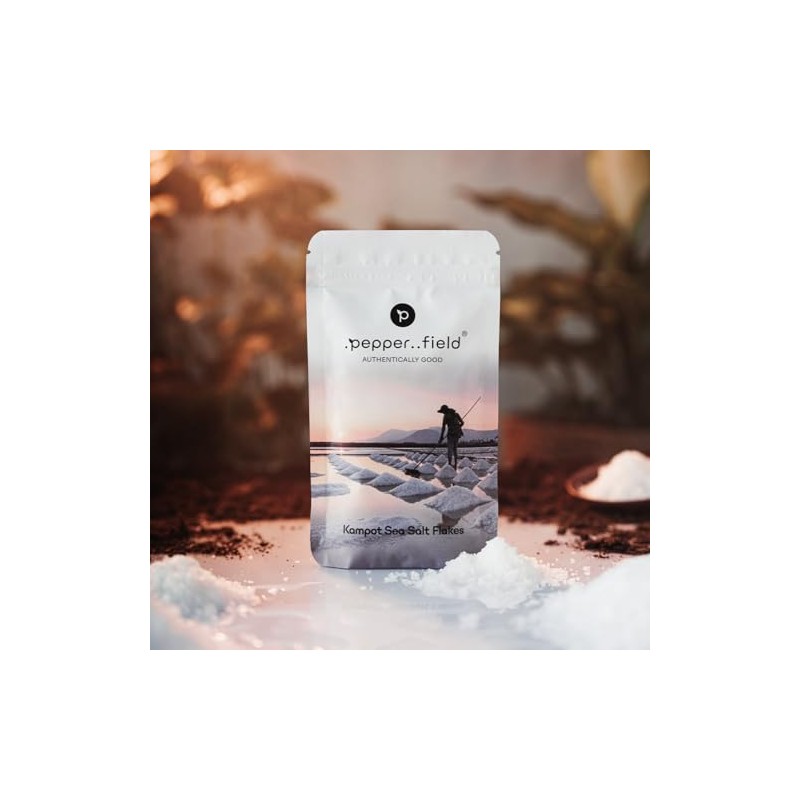 Pepper Field Sea Salt Pyramids (0.1 kg)