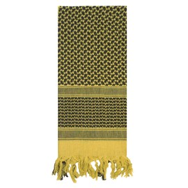 Rothco Shemagh Tactical Desert Keffiyeh Scarf – Versatile Head and Neck Wrap – Great for Camping, Hiking, and Other Outdoor Activities - Desert Sand