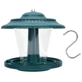 Bird Feeder Waterproof Transparent Hanging Feeding Device for Outdoor Garden Balcony