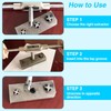 LEONTOOL 10 Pcs Tap Extractor Set, 3/4 Flute Broken Head