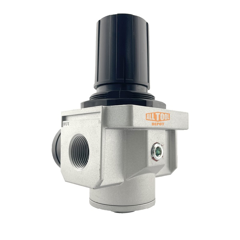 1” NPT SUPER DUTY In-Line Compressed Air Pressure Regulator For
